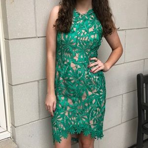 Green Cocktail Dress